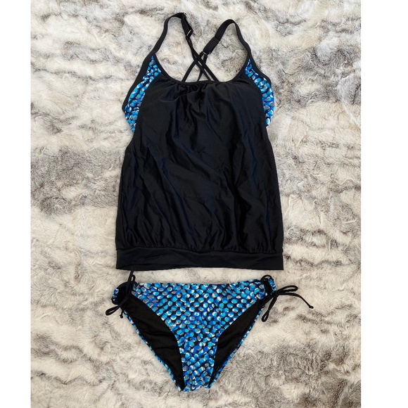 Double Up Tankini Swimsuit - Picture 1 of 6